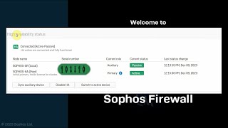 Guide to Sophos Firewall HA Setup  ActivePassive Interactive Mode Explained [upl. by Electra]