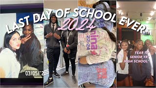 LAST DAY OF SENIOR YEAR YEAR 13  sixth form leavers vlog 2024🤍 [upl. by Iphlgenia]