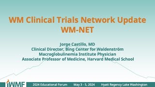 2024 Ed Forum  WM Clinical Trials Network [upl. by Einnaej]