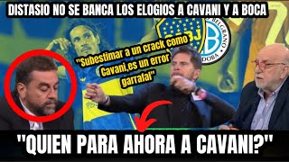 Distasio no se banca los elogios de Vignolo a Cavani y a Boca [upl. by Anyk]