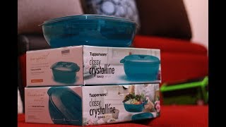 Classy Crystalline Complete Set Tupperwareunboxing  Tupperware Indonesia [upl. by Knapp]