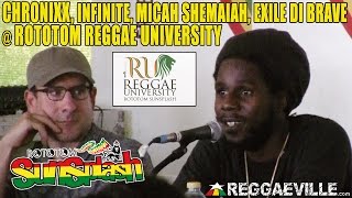 Chronixx  Rototom Reggae University  Jah Ova Evil  Current Roots Movement In Jamaica 8192014 [upl. by Ihtak]