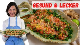 Lachstatar  Kochen mit Ernährungsexpertin Dagmar von Cramm [upl. by Goltz941]