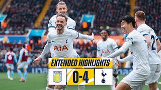 ASTON VILLA 04 TOTTENHAM HOTSPUR  EXTENDED HIGHLIGHTS  MADDISON JOHNSON SON amp WERNER GOALS [upl. by Dehnel]