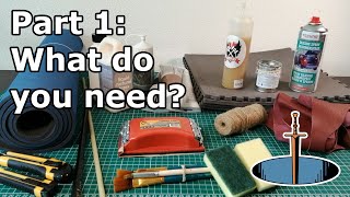 Making Cheap LARP Weapons PART 1 What do you need [upl. by Canica210]