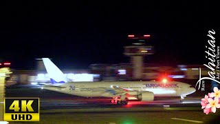 Dec 15 2023 euroAtlanticairways B777 reg CSTSW was seen departing from Tahiti [upl. by Bord]