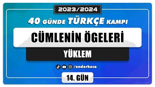 61 CÜMLENİN ÖGELERİ  YÜKLEM  SORU ÇÖZÜMÜ  DİL BİLGİSİ KAMPI  Önder Hoca [upl. by Leamhsi]