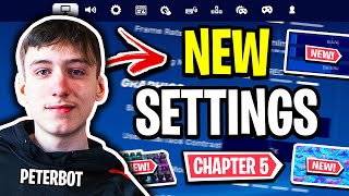 Peterbots NEW Settings In Fortnite Chapter 5 BEST STRETCHED RES [upl. by Andromeda490]