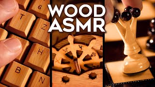 ASMR Beautiful WOOD TRIGGERS to Make You Super Sleepy [upl. by Erme]