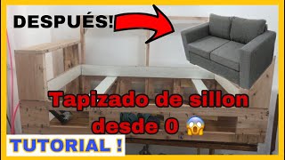 COMO TAPIZAR UN SILLON PASO A PASO  CAPITULO 1 [upl. by Acilejna]