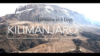 KILIMANJARO  Lemosho Route in 6 Days [upl. by Googins58]