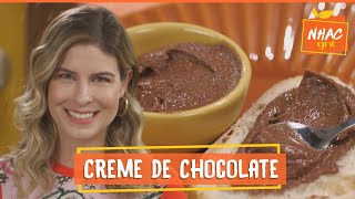 Creme de avelã com chocolate como fazer receita com DOIS ingredientes  Rita Lobo  Cozinha Prática [upl. by Ybbor298]