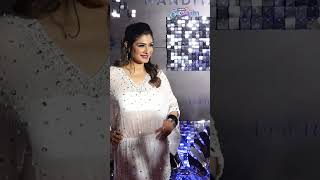 Watch  Raveena Tandon Clearly Seems To Be Aging Backwards Wins Hearts In This Shimmery Dress [upl. by Pavkovic]