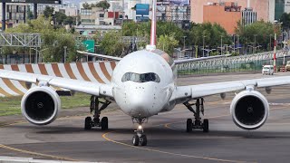 Iberia A350900 saliendo de la Ciudad de México a Madrid  Airbus A350 🇪🇸 [upl. by Adiel199]