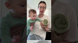 Introducing Peanut Butter To My 6 Month Old 🥜 Baby allergen test [upl. by Aisanat]