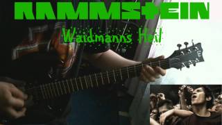 RAMMSTEIN WAIDMANNS HEIL LIVE COVER Richards PARTTAB [upl. by Sileray]