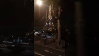 Eiffel Tower Night View [upl. by Atsillac]