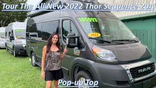 Tour the 2022 Thor Sequence 20A Poptop Tellaro [upl. by Enilatan96]