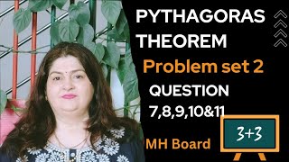 class 10Pythagoras Theoremproblem set 2q7 to 11IMP questions of Pythagoras Theorem 🔥 [upl. by Liahkim]