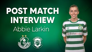 Abbie Larkin l Post Match Interview v Peamount United l 10 June 2023 [upl. by Claribel]