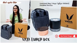 Vaya Tiffin box  Best Insulated Tiffin box  Vaya tyffyn lunch box 1000ml  Hot upto 67 hrs [upl. by Stouffer]