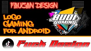 TUTORIAL MEMBUAT LOGO STIKER BUDI GAMING KEREN DAN MUDAH DI ANDROID [upl. by Reave]