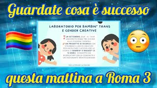 Oggi era il giorno del laboratorio per bambini trans [upl. by Attiuqram897]