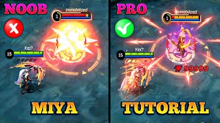 MIYA TUTORIAL 2023  MASTER MIYA IN JUST 12 MINUTES  BUILD COMBO AND MORE  MLBB [upl. by Yendys]