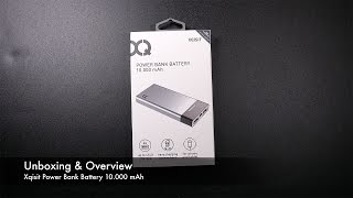 Unboxing amp Overview XQisit Powerbank 10000 mAh [upl. by Lrad]