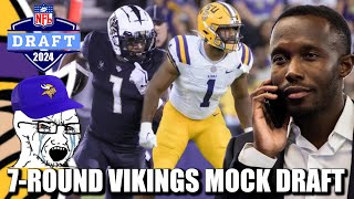 7Round Minnesota Vikings Mock Draft People Are Gonna Be SOOOOO Mad at This One [upl. by Adnoryt]