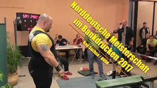 Norddeutsche Meisterschaft im Bankdrücken 2017 Bad Sachsa  BVDK [upl. by Sharpe]