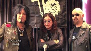 OZZFEST 2010 MOTLEY CRUE OZZY ROB HALFORD HEADLINE AND ANNOUNCE TOUR [upl. by Henryson]