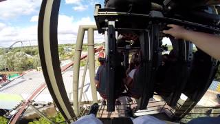 THORPE PARK NEMESIS INFERNO ONRIDE GOPRO HERO 3 [upl. by Nylek877]