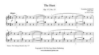 Gurlitt  The Hunt Op 117 No 15 [upl. by Chamberlain]