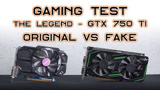 Original vs Fake GTX 750 Ti Gaming Benchmark  perbandingan VGA kere hore budget 500 ribuan [upl. by Okuy]