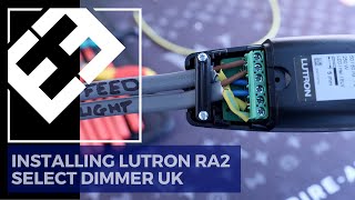 Lutron RA2 Select  InLine Dimmer Installation  Smart Home [upl. by Nyrrek]