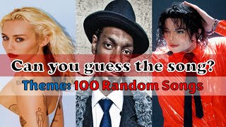 TRIVIA Guess the Song  100 Random Songs [upl. by Lafleur]