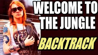 Welcome To The Jungle Guitar Backing Track  Guns N´ Roses TCDG [upl. by Sonahpets879]