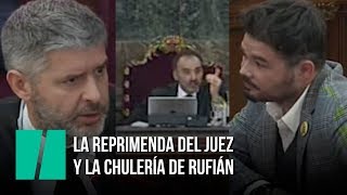 quotUsted no ha venido aquí a dar su opiniónquot la reprimenda del juez a Gabriel Rufián [upl. by Philipp]