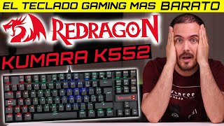 Redragon Kumara K552 El Teclado Gaming mas Barato  2021 en ESPAÑOL [upl. by Nolur905]