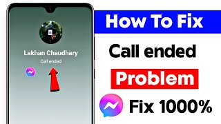 Messenger Call Ended Problem 2024  Messenger Call Failed Problem  How To Fix Messenger Call Ended [upl. by Warms]