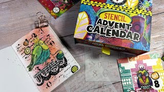 Advent Calendar unboxing and mini art journal [upl. by Thury]