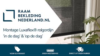 Montage instructies Luxaflex® rolgordijnen in de dag en op de dag ➤ Raambekleding Nederland [upl. by Ahsead]