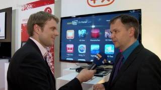 Videoweb präsentiert neuen HybridTVEmpfänger 600S MesseLIVE IFA 2010 [upl. by Acino]