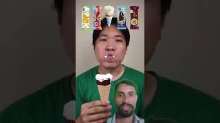 Eating various walls ice cream 🍨 icecream mukbang food satisfying chocolate [upl. by Laamak]