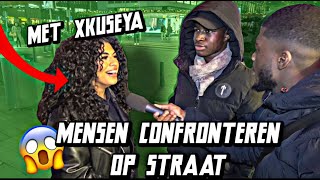 MENSEN OP STRAAT CONFRONTEREN MET XKuseya  ROTTERDAM [upl. by Jemena]