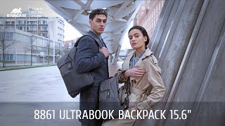 RIVACASE 8861 black mélange MacBook Pro and Ultrabook backpack 156quot [upl. by Pyotr961]