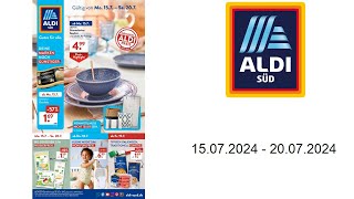 ALDI SÜD Prospekt DE  vom 1507 bis 20072024 [upl. by Ytirahc]