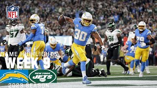 Los Angeles Chargers vs New York Jets  2023 Week 9 Game Highlights [upl. by Urbano]