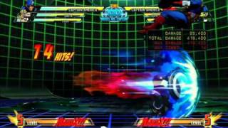 MvC3 Captain America  Combo 02  Buktooth Style [upl. by Balling539]